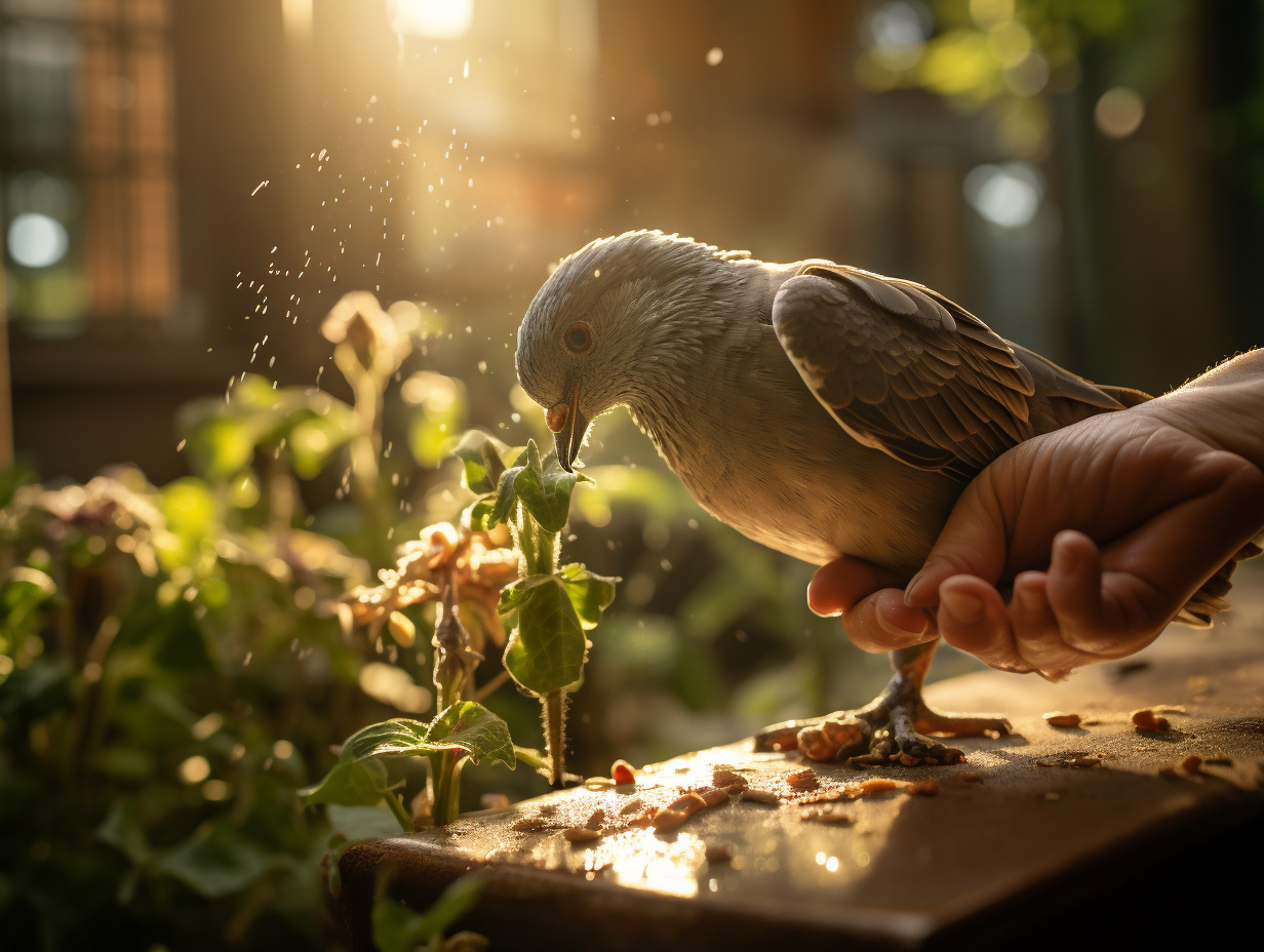 bébé pigeon